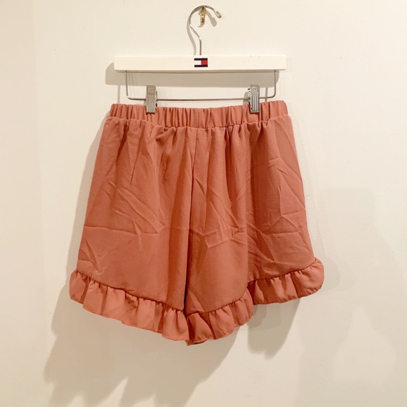 EUC Shein rose pink ruffle shorts Small - Picture 4 of 4